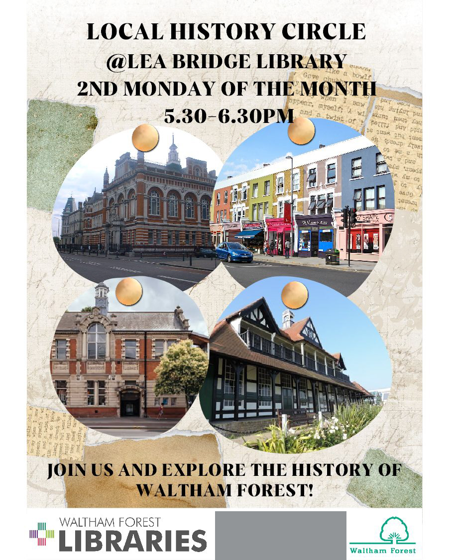 The story of Lea Bridge Station, 5.30pm to 6.30pm Monday 11 December, in Lea Bridge Library annex. All welcome, no charge.