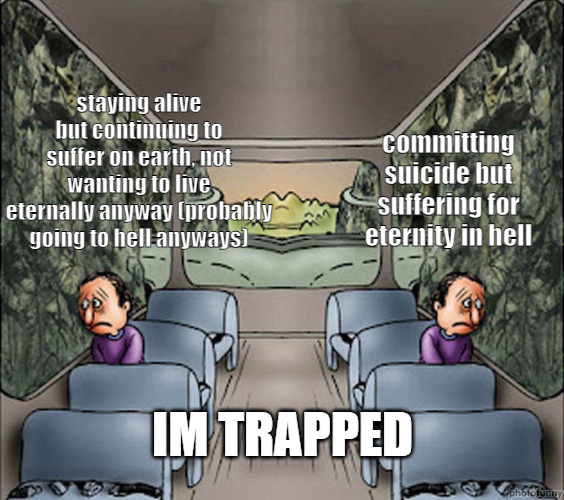 I'm fucked. Thanks mom and dad.