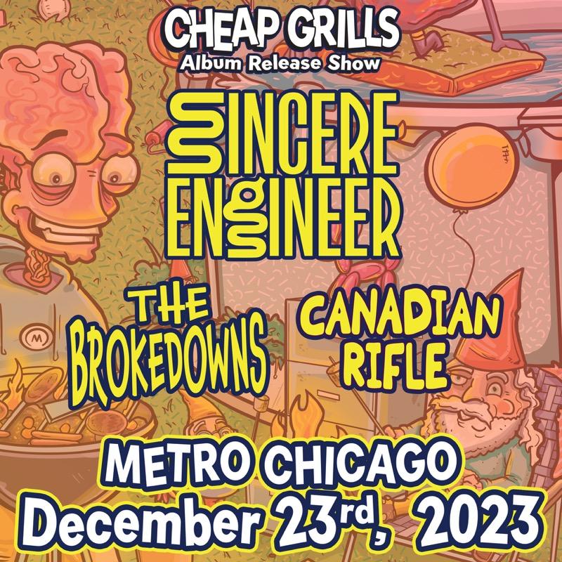 The homie @CherieJamison got her paws on one of the @SincereEngineer bundles. Worth mentioning that their record release party at @MetroChicago is a month away! @TheBrokedowns playing too! GET TO THE GIG.