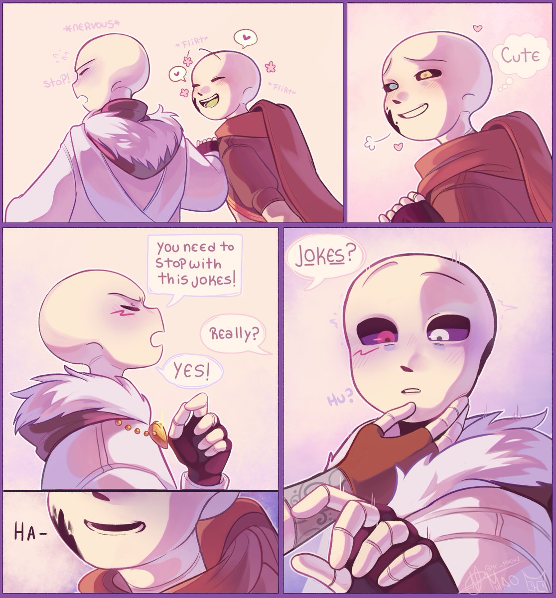 Cross!Sans / X-Tale Cute :³ /From @InkxNightMAre On Twitter 🌈