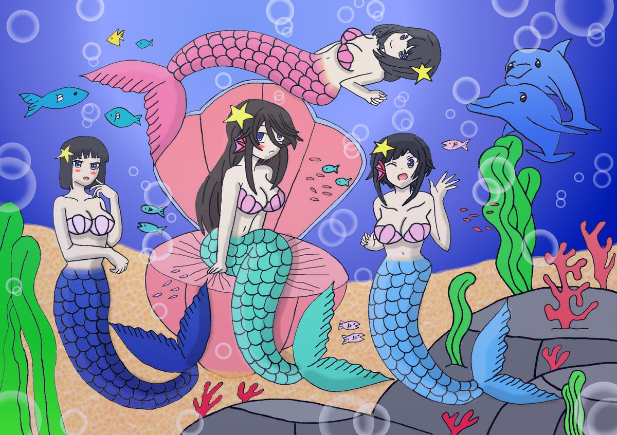 人魚の楽園 人魚ラプソディ | アニメ制作・背景美術制作会社Creative Freaks