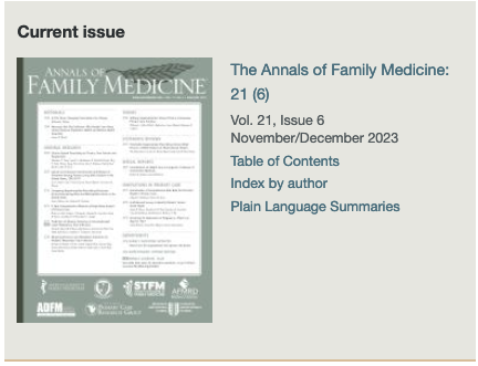 Annals of Family Medicine (@annfammed) on Twitter photo The new issue is out! Check out all the great research by @adamneufeld4 @obabenko1 @JennShuldiner @NoahIvers <a href="/DavidKaplanMD/">Dr. David M. Kaplan</a> <a href="/BillPhillipsMD/">Bill Phillips</a> <a href="/timoh77/">Tim olde Hartman</a> <a href="/LizSturgiss/">Dr Liz Sturgiss</a> @sam_gogola @purplehealth <a href="/JosERodrguezMD1/">José E Rodríguez MD, FAAFP</a> <a href="/DrSSGorin/">Dr Sherri Sheinfeld</a> and others: annfammed.org/content/21/6?c… The new issue is out! Check out all the great research by @adamneufeld4 @obabenko1 @JennShuldiner @NoahIvers <a href="/DavidKaplanMD/">Dr. David M. Kaplan</a> <a href="/BillPhillipsMD/">Bill Phillips</a> <a href="/timoh77/">Tim olde Hartman</a> <a href="/LizSturgiss/">Dr Liz Sturgiss</a> @sam_gogola @purplehealth <a href="/JosERodrguezMD1/">José E Rodríguez MD, FAAFP</a> <a href="/DrSSGorin/">Dr Sherri Sheinfeld</a> and others: annfammed.org/content/21/6?c…
