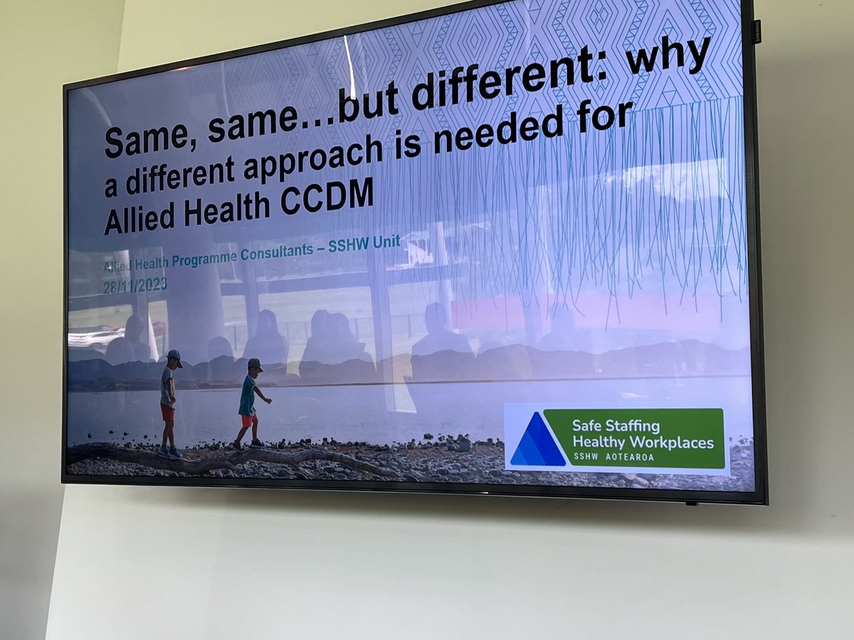 #AlliedHealth with SafeStaffingHealthyWorkforce team.⁦@HINZ_NZ⁩ #digitalhealthweek