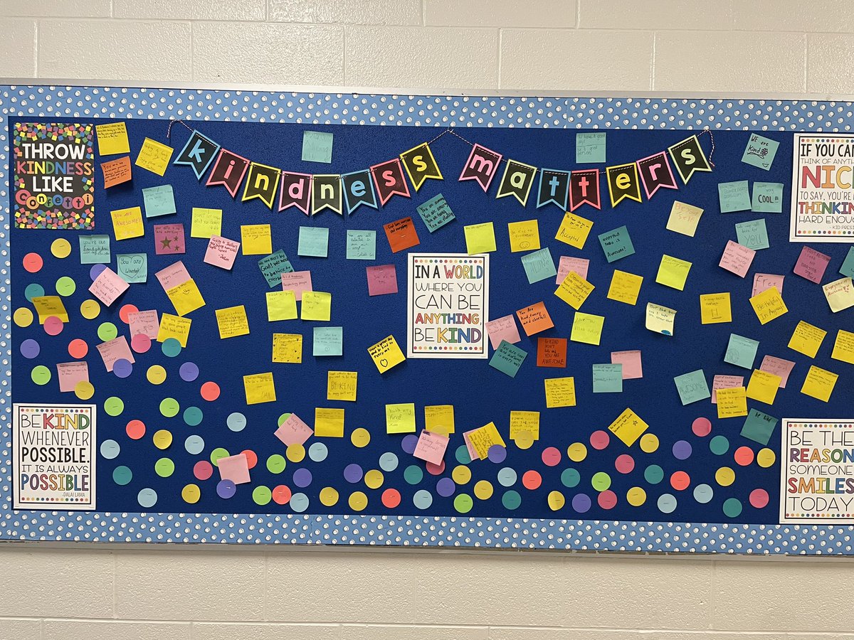 Laura Tuccitto (@lauratuccitto) on Twitter photo Throwing kindness like confetti <a href="/GregoryGrizzly1/">St. Gregory Grizzlies</a> school bulletin board <a href="/DPwellness4all/">DPwellness4all</a> students witnessing acts of kindness. @madameviti Throwing kindness like confetti <a href="/GregoryGrizzly1/">St. Gregory Grizzlies</a> school bulletin board <a href="/DPwellness4all/">DPwellness4all</a> students witnessing acts of kindness. @madameviti