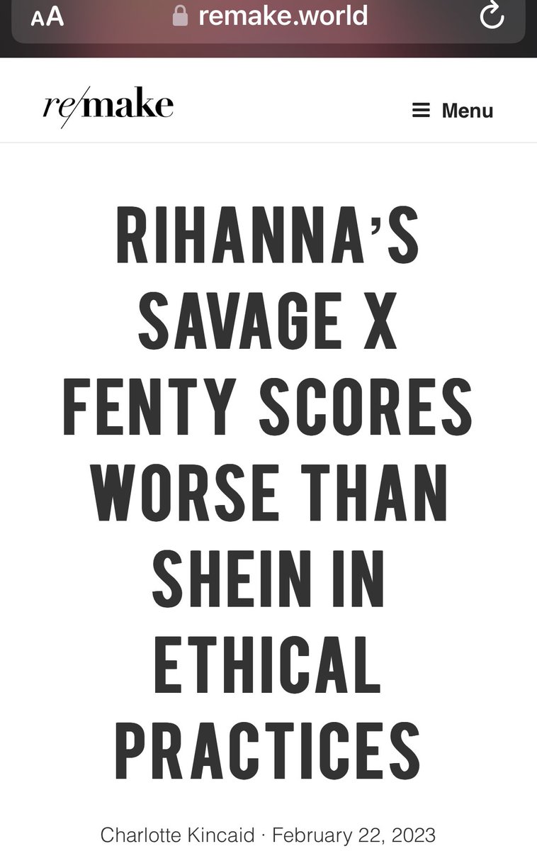 Emi Eleode on X: Savage Fenty being worse than Shein is really insane. As  we all know by now, there's no ethical way to be a billionaire. Capitalism  wins / X