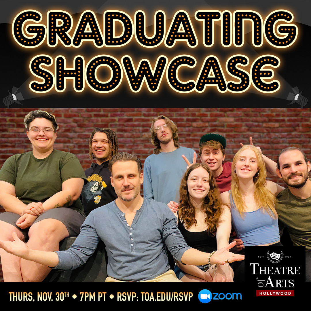 COMING 11/30: Directed by Alex Feldman, TOA presents a showcase of 7 diverse & dynamic actors graduating from our storied conservatory. Go grads! Details @ toa.edu/showcases #TOAHollywood #CASTING #castingcall #CastingDirector #CastingDepartment @FeldmanAlex 🎬📷📷📷🎥🎓👏