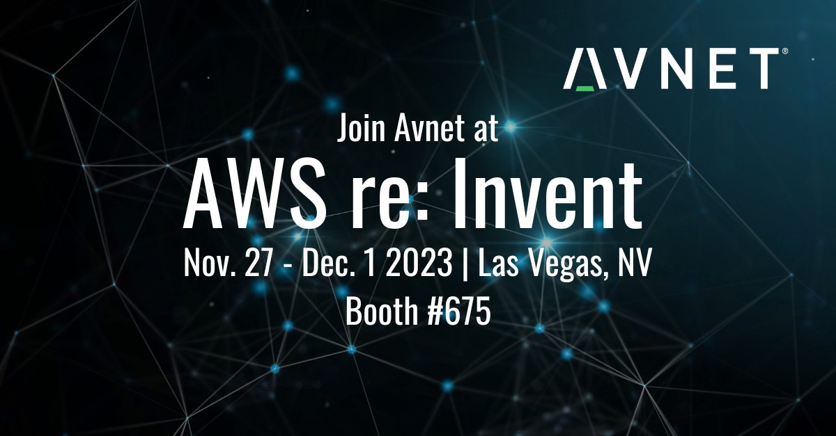 Avnet's tweet photo. Explore Avnet's Smart City demo at #AWSreInvent 2023! Discover IoTConnect and STM32 Microcontrollers detecting urban abnormal sounds at Booth 675, Venetian Convention Center, Las Vegas, Nov. 27. https://t.co/9VweJhLuow https://t.co/YDhBi0PObX
