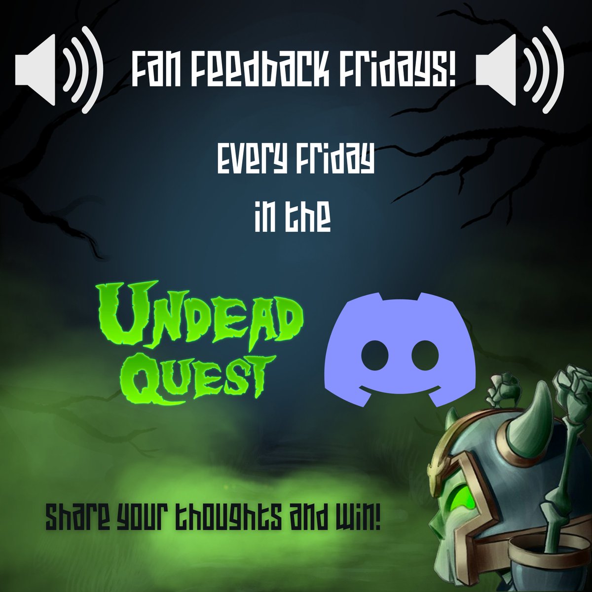 undeadquestvr's tweet photo. Have feedback you'd like to share with the Undead Quest team? We'd love to hear it! Join us for Fan Feedback Fridays, every Friday in the Undead Quest Discord! https://t.co/9t8LWOJ0tj
#undeadquest #MetaQuest #steamvr #applab #sidequest https://t.co/1d44Qk340z