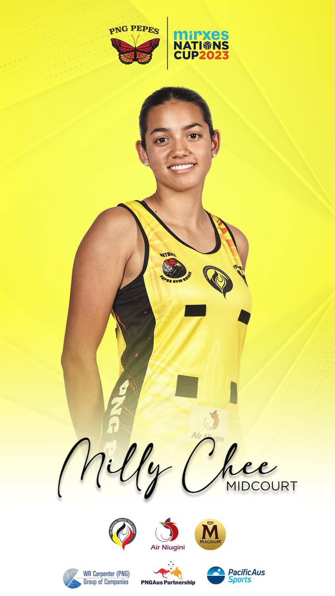 thunder_netball's tweet photo. A huge shout out to our amazing Thunder athletes Yves Chee and Michaela Kadlecek starting for Netball PNG in their Pacific Games 2023 team! Milly Chee has also been training with the team as a non-travelling reserve. Congratulations - we are so proud of you! https://t.co/bGliPkEGZu