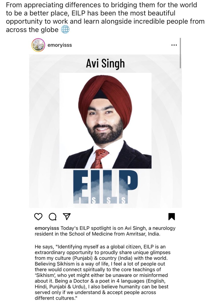 Dr_AviSingh's tweet photo. Officially Inducted into the Emory International🌎 Leadership program (EILP)
An Absolute Pleasure to represent my profession🥼, my passion🧠, my country 🇮🇳 & my culture on the world stage!
#Emory #LeadershipProgram #EILP #International #IMG #Neurology https://t.co/kUNq7jfIPa