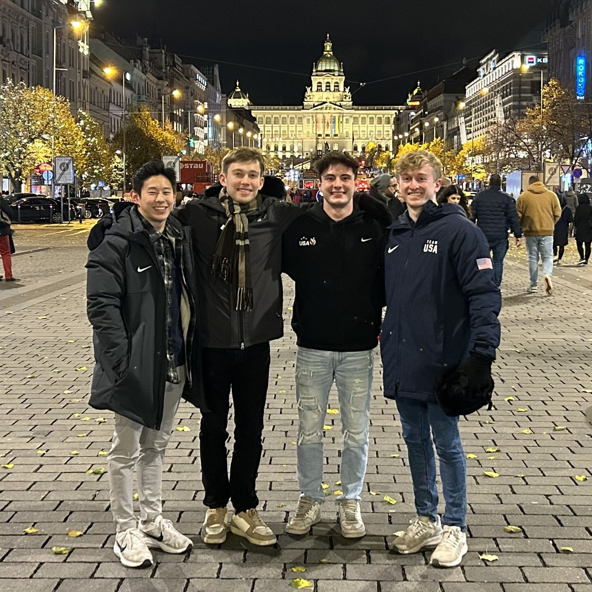 Sent a contingent of past and present Cardinal to the Sokol Grand Prix this past weekend! 

Alum Ian Gunther placed second alongside Shallon Olsen 🇨🇦, while Taylor Burkhart placed third with Alice Vlková 🇨🇿! 

#GoStanford // #STS
