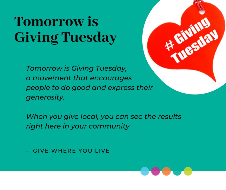 Tomorrow is #GivingTuesday, a movement that encourages people to do good and express their generosity.

Donate to one of our Give Where You Live partners by Dec 31st, through the Foundation, and your donation will be matched - doubling your giving!

westvanfoundation.ca/gwyl