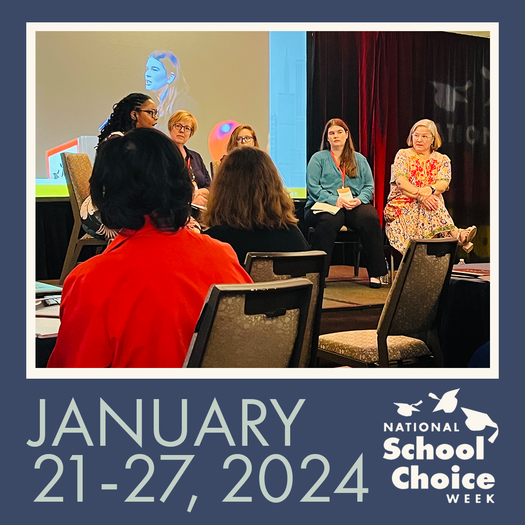 We are having so much fun planning and prepping for the 2024 National School Choice Week in January! It is going to be a family fun event that no one will want to miss!

Visit us online to learn more and sign up! bit.ly/32NvPpG

#SchoolChoice #Education #ParentsChallenge