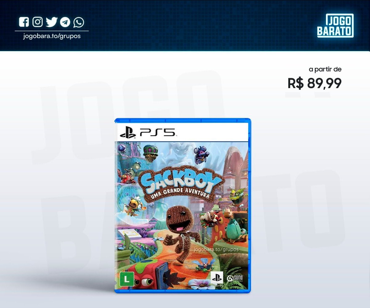 Jogo Sackboy: Uma Grande Aventura - Ps4 em Promoção na Americanas