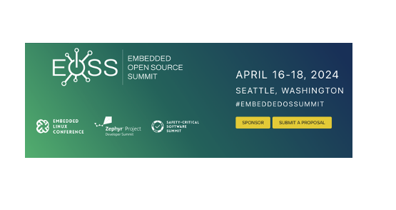 Zephyr Project (@zephyriot) on Twitter photo The Call for Proposals is now open for #ZephyrDevSummit! Submit your talks for the event, which takes place on April 16-18, 2024 in Seattle, here: hubs.la/Q02b6DBj0 <a href="/ZephyrIoT/">Zephyr Project</a> <a href="/linuxfoundation/">The Linux Foundation</a> #EmbeddedOSSummit #ZephyrRTOS #opensource #CFP The Call for Proposals is now open for #ZephyrDevSummit! Submit your talks for the event, which takes place on April 16-18, 2024 in Seattle, here: hubs.la/Q02b6DBj0 <a href="/ZephyrIoT/">Zephyr Project</a> <a href="/linuxfoundation/">The Linux Foundation</a> #EmbeddedOSSummit #ZephyrRTOS #opensource #CFP