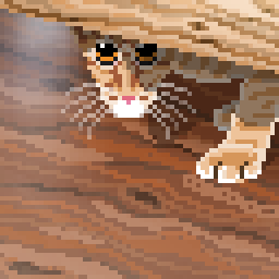 DiadasX's tweet photo. Day 6: "Shy"

Hidden under the bed, she watches you cautiously. You reach out to her with your hand. Slowly she moves closer, her wide eyes reflecting a mix of curiosity and caution. A soft touch. Purr.

#pixelartist #artchallenge #cat #kawaii #FYP #ArtistOnTwitter https://t.co/eMYmCpHUhT