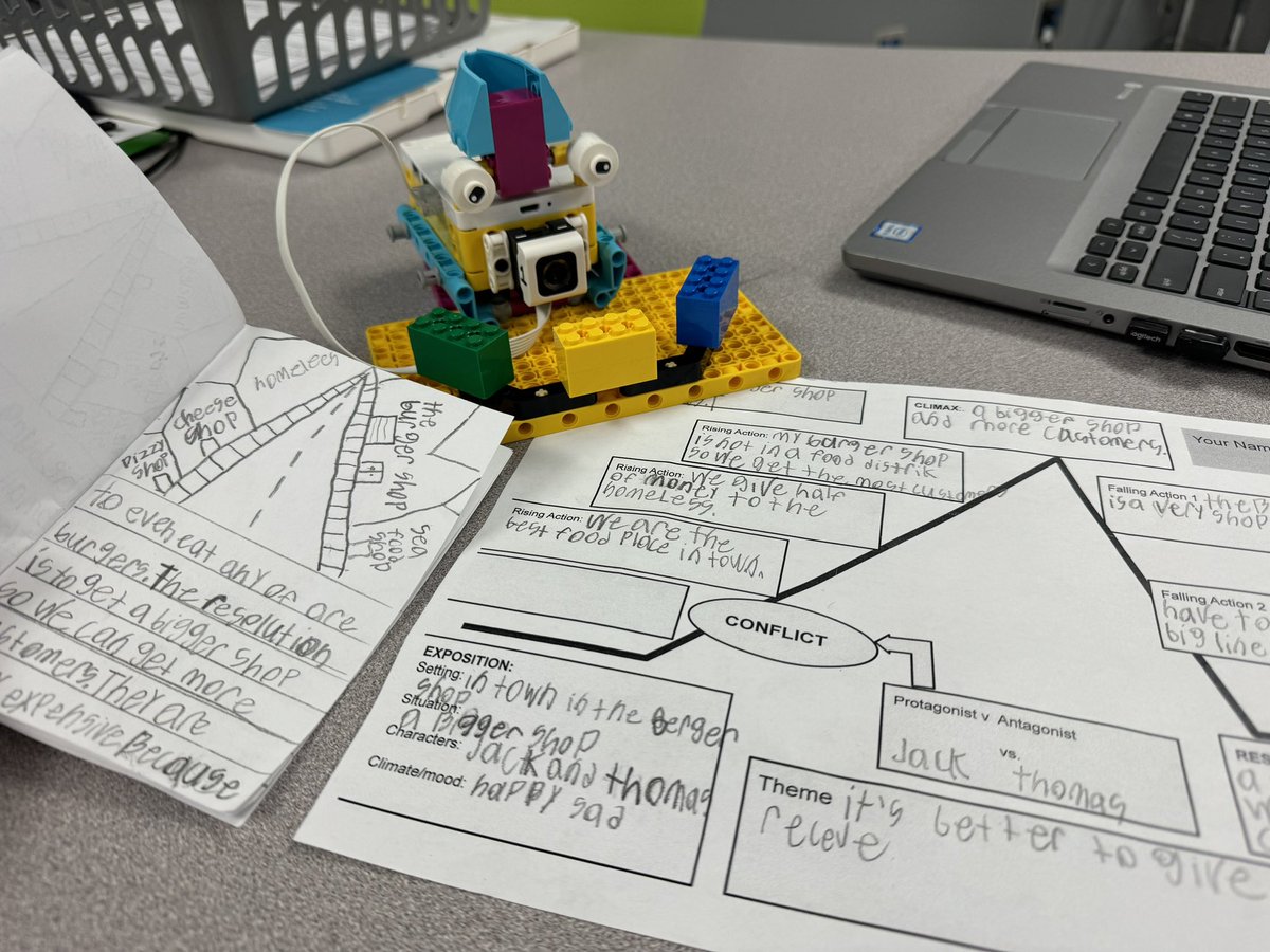 explorekammerer's tweet photo. Our @KammererCubs are connecting their @ExploreJCPS courses with #interdisciplinary projects! Check out these story writers who used @LEGO_Education robots to animate their “Lessons Learned” story boards! @JCPS_CAO @KY_CTE #ExplorePathways https://t.co/dlOOlOvNpc