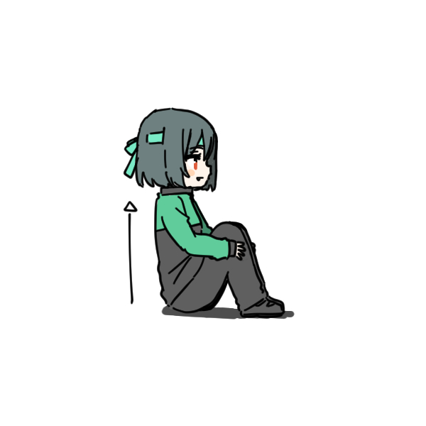 「背筋ぴーん」|sinano-ya@twoのイラスト