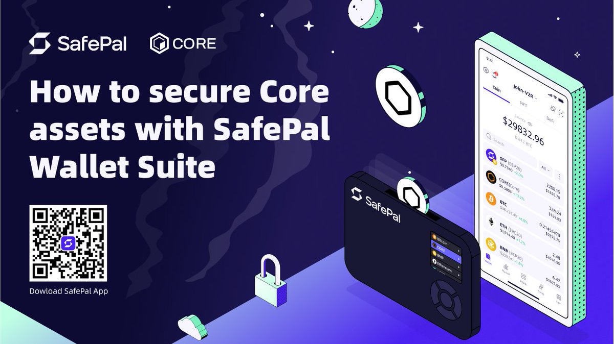 📢 @iSafePal is proud to announce the integration for @Coredao_Org $CORE on  Mobile Software & Hardware Wallet! 📌Learn how to manage your #Core assets  & own your #crypto adventure here👇 https://t.co/ktIQ3vbGIE