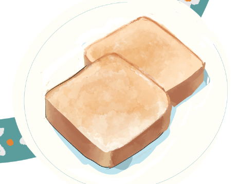 「皿 トースト」のTwitter画像/イラスト(新着)