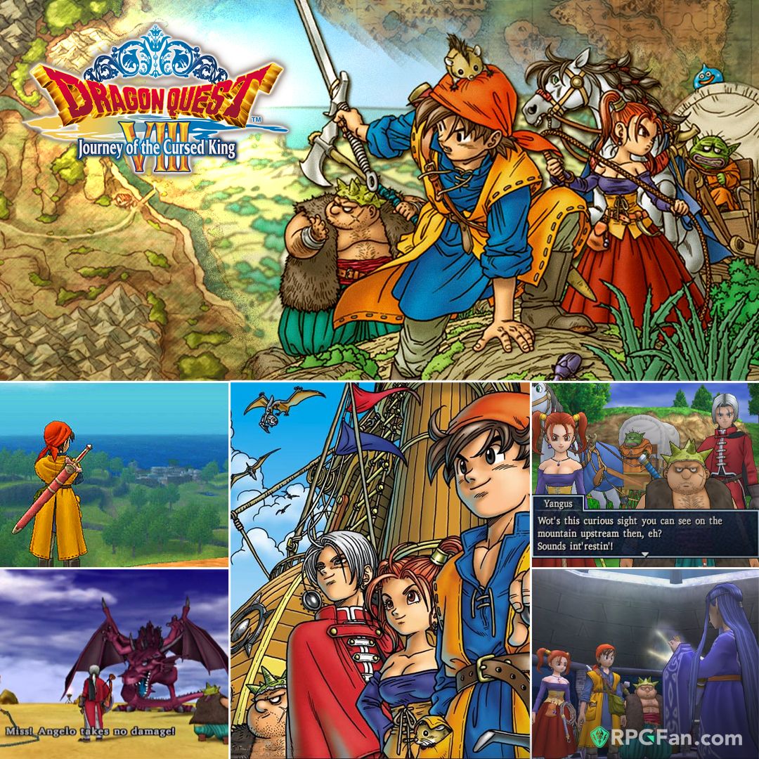 Dragon Quest VIII: Journey of the Cursed King (W/Book) - (PS2