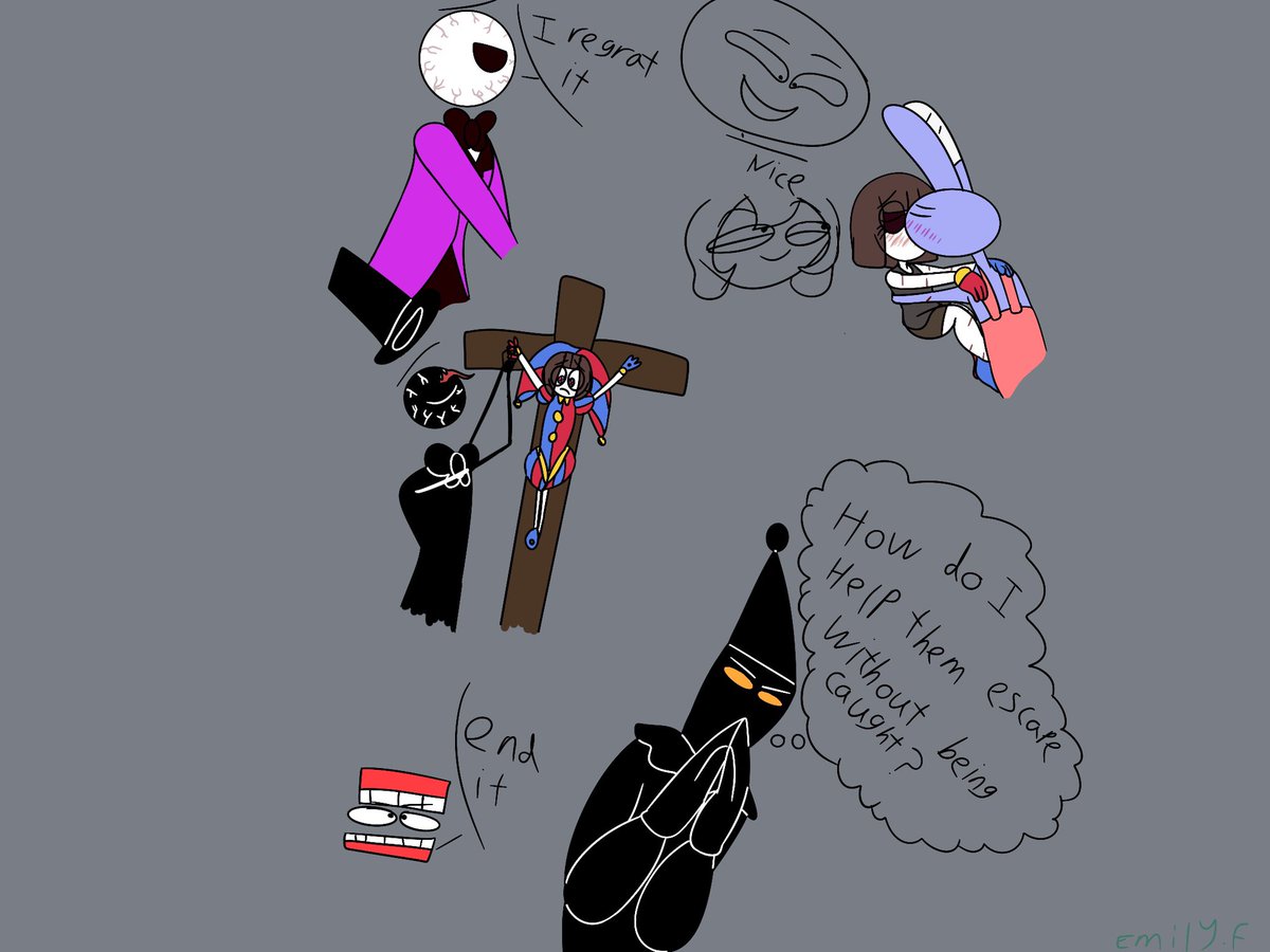 EmilyFe26836884's tweet photo. ⚠️TW⚠️: 🩸. A bunch of doodles of my au. And funnybunny one #tadc #tadcfanart #tadcgangle #tadcjax #tadckinger #tadcpomni #tadcragatha #tadczooble #tadcaine #tadcqueenie #tadckaufmo #tadcabstracted #tadcable #TADCxIHNMAIMSAU #ihnmaims #JaxxPomni #funnybunny https://t.co/ybxor2Hjgk