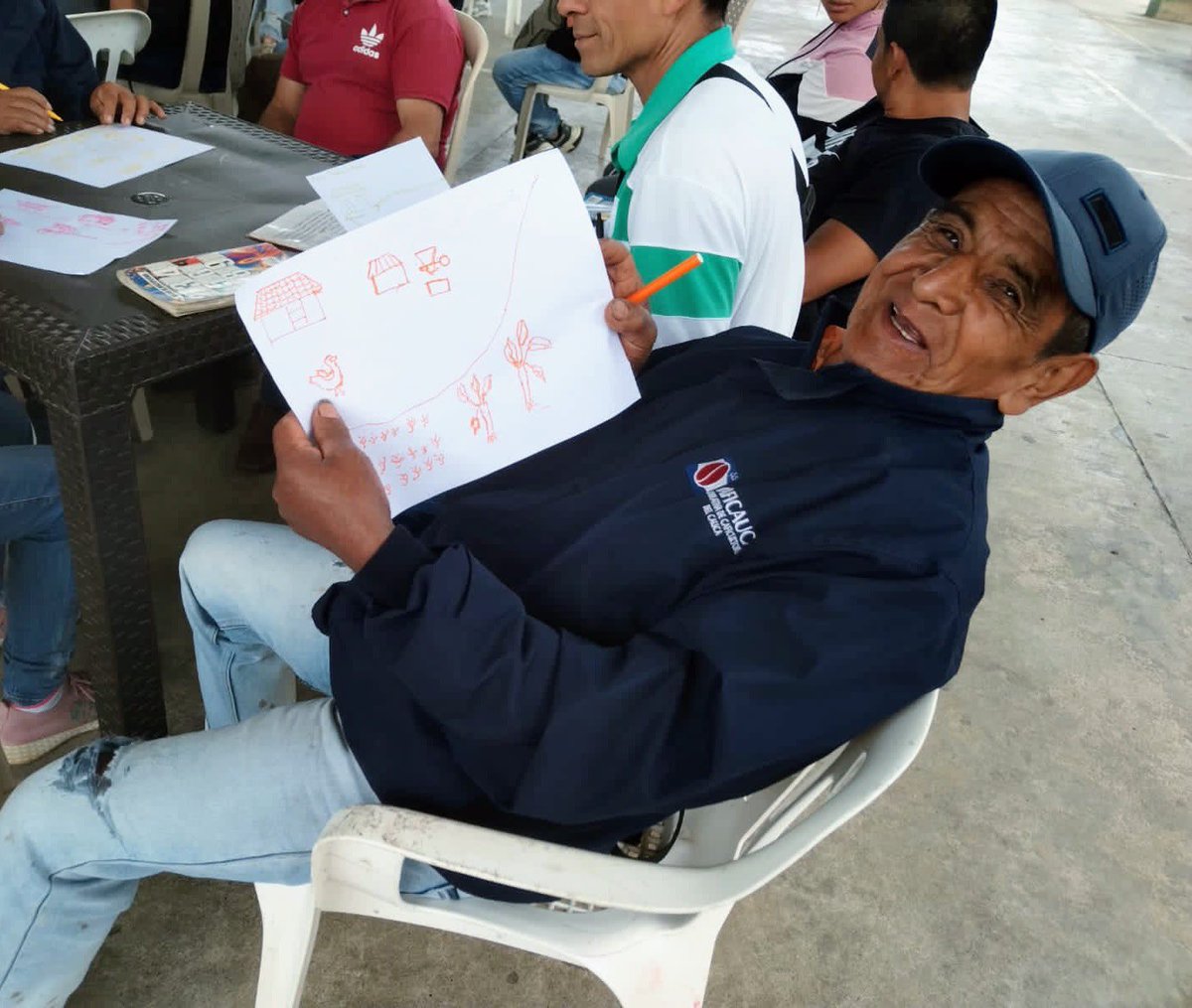 Agroprototipos's tweet photo. Recientemente, el proyecto Agroprototipos visitó San Lorenzo en el municipio de Bolívar, donde se reunieron con caficultores de Bolívar y Mercaderes, en la zona de El Placer. Se sostuvieron conversaciones sobre la integración de la tecnología en los procesos productivos 🚀🌱☕️ https://t.co/Vkmy2r5Voy