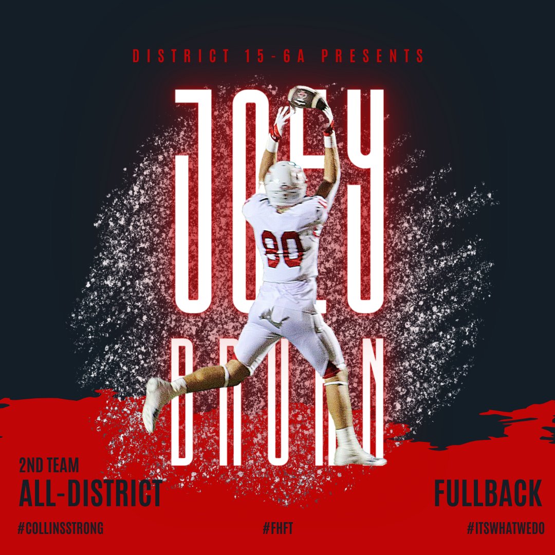 Tomball Cougar Football (@footballtomball) on Twitter photo Congratulations <a href="/bruhn_20/">Joey Bruhn</a> on his All-District Selection! #FHFT #CollinsStrong #ItsWhatWeDo Congratulations <a href="/bruhn_20/">Joey Bruhn</a> on his All-District Selection! #FHFT #CollinsStrong #ItsWhatWeDo