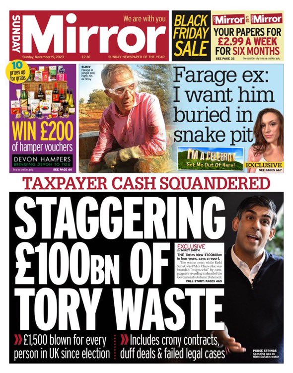 @Gov2UK Good morning Midnight Club! Staggering £100 billion of Tory waste. That’s £1500 per person in U.K. since election Yet there’s no money for #OurNHS and other essential public services whilst councils are being bankrupted. #ToriesOut509 #GeneralElectionNow
