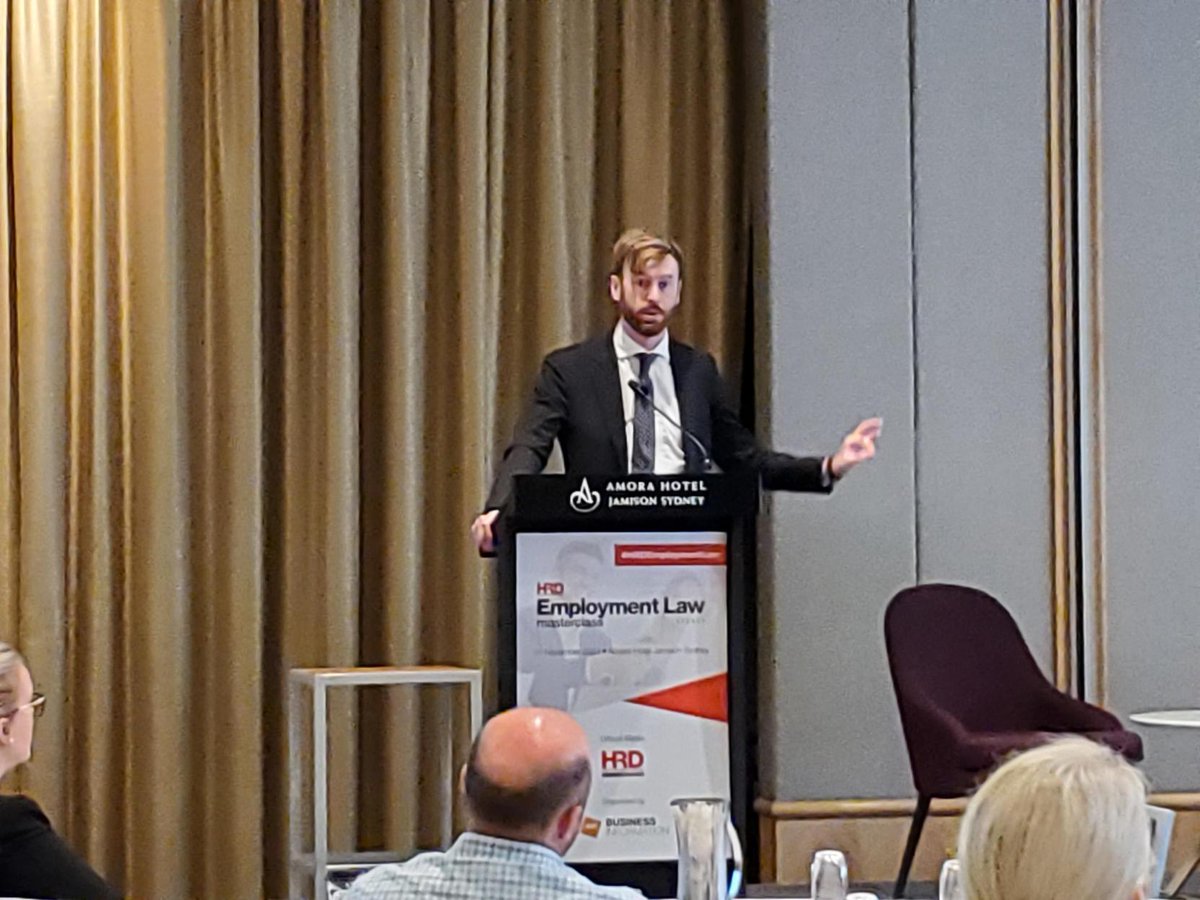 🌟 Insightful first session at the 2023 #HRDEmploymentLaw Masterclass Sydney by Chris Nowland of Herbert Smith Freehills, delving into the imminent alterations to fixed- and maximum-term contract regulations! More at: hubs.la/Q02b6SBj0 #HRLeaders #HRD #HRLawUpdates
