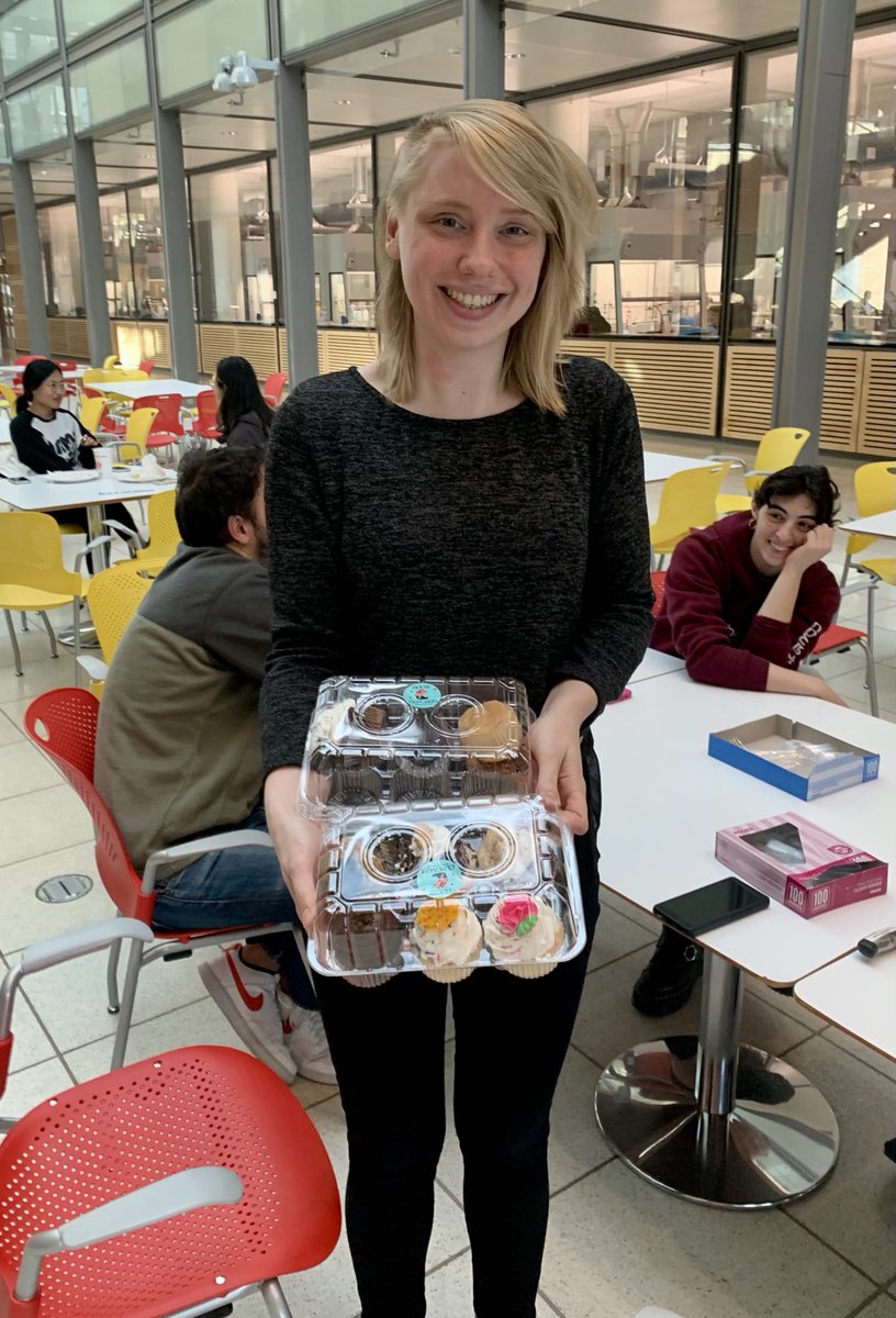 Happy Birthday 🎁🎈🎂 to ⁦@ChirikGroup⁩ postdoc Hanna! House of cupcakes and with some new chromium chemistry to celebrate.