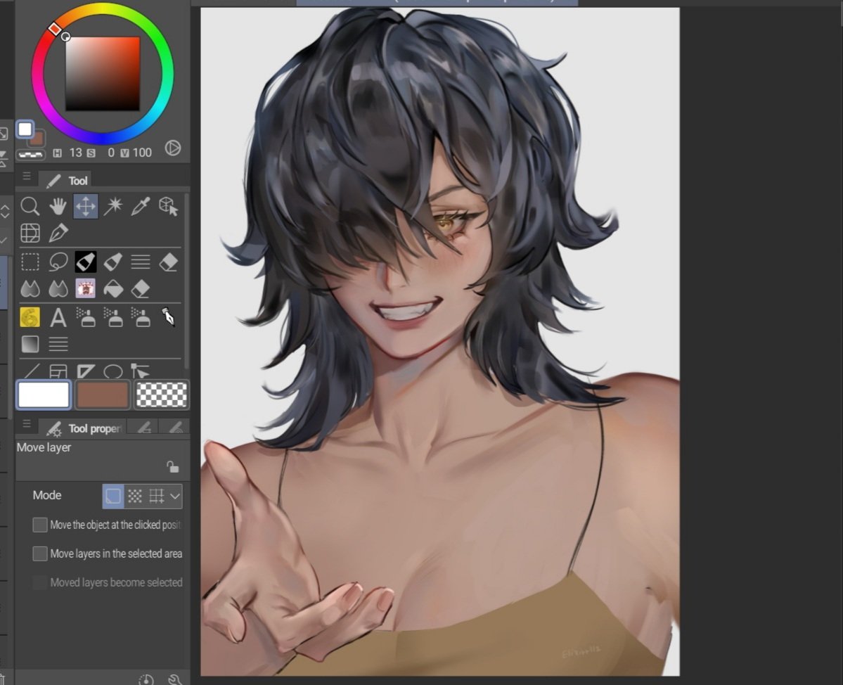 Elixirr112's tweet image. 😼
.
.
#wip #practice #digitalart #characterart