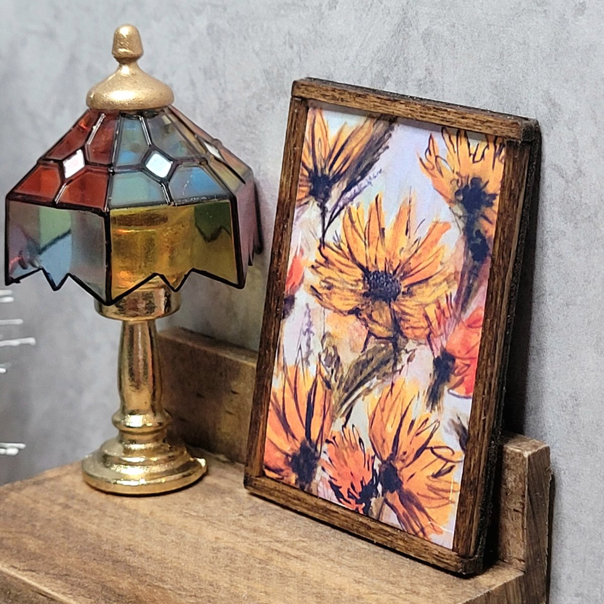 KimWarrenArt's tweet photo. A tiny print from one of my watercolor paintings with a little handmade wooden frame https://t.co/9IeaRIHtrG
