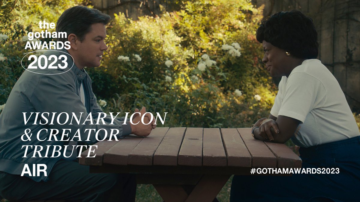 Congratulations to AIR for the Visionary Icon & Creator Tribute! #2023GOTHAMAWARDS