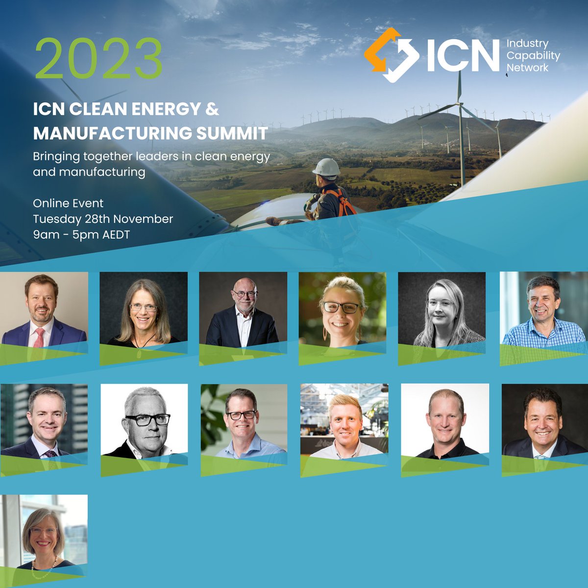 What an amazing group of speakers we've had so far at the ICN Clean Energy &amp; Manufacturing Summit 2023! 

We're almost half way and excited to see where the conversation takes us.

#cleanenergysummit #ICN #CleanEnergy #climatechange