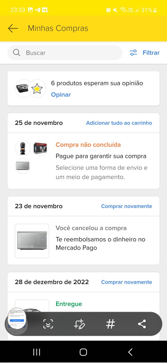 OlinekCraft's tweet photo. @MercadoLivre Realizei a compra com o cupom, deu que estava processando e não foi processado, ficou como se eu não tivesse dinheiro na conta e deu compra não concluída, PROCON https://t.co/IERVEZlMeW