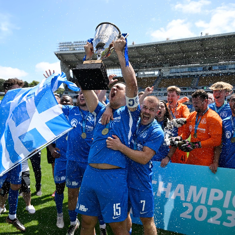 NZ_Football's tweet photo. Your 2023 #NZNationalLeague Championship winners... @WgtnOlympic 🔵⚪️

Read the match report at https://t.co/elR8rnuKhj