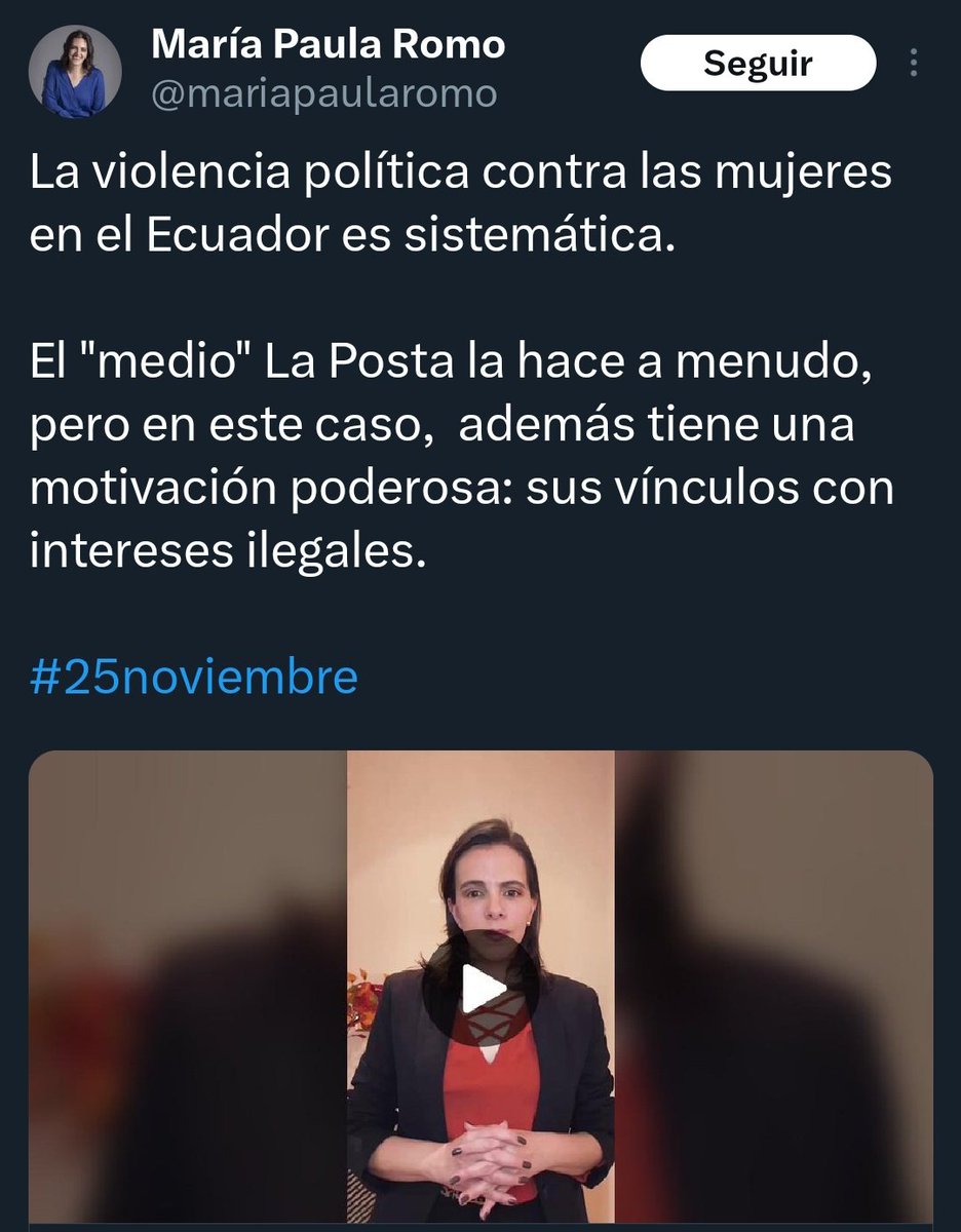 montiel_rusbel's tweet photo. ¡¡¡Qué terror!!!
La número 1. Le sacó los ojos a varias mujeres durante una protesta.

La número 2. Allanó a una mujer solo por ser 'correista' y la metió presa.

La número 3. Manifestó que las mujeres son vagas y que les gusta vivir del estado.

'Las vistimas'. https://t.co/kJK0MqhaSY