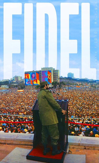 Marcha hacia la inmortalidad el líder histórico de la Revolución cubana un 25 de noviembre del 2016, dejando a su paso un legado sin precedentes.
#FidelViveEntreNosotros 
#FidelPorSiempre 
#FidelVive