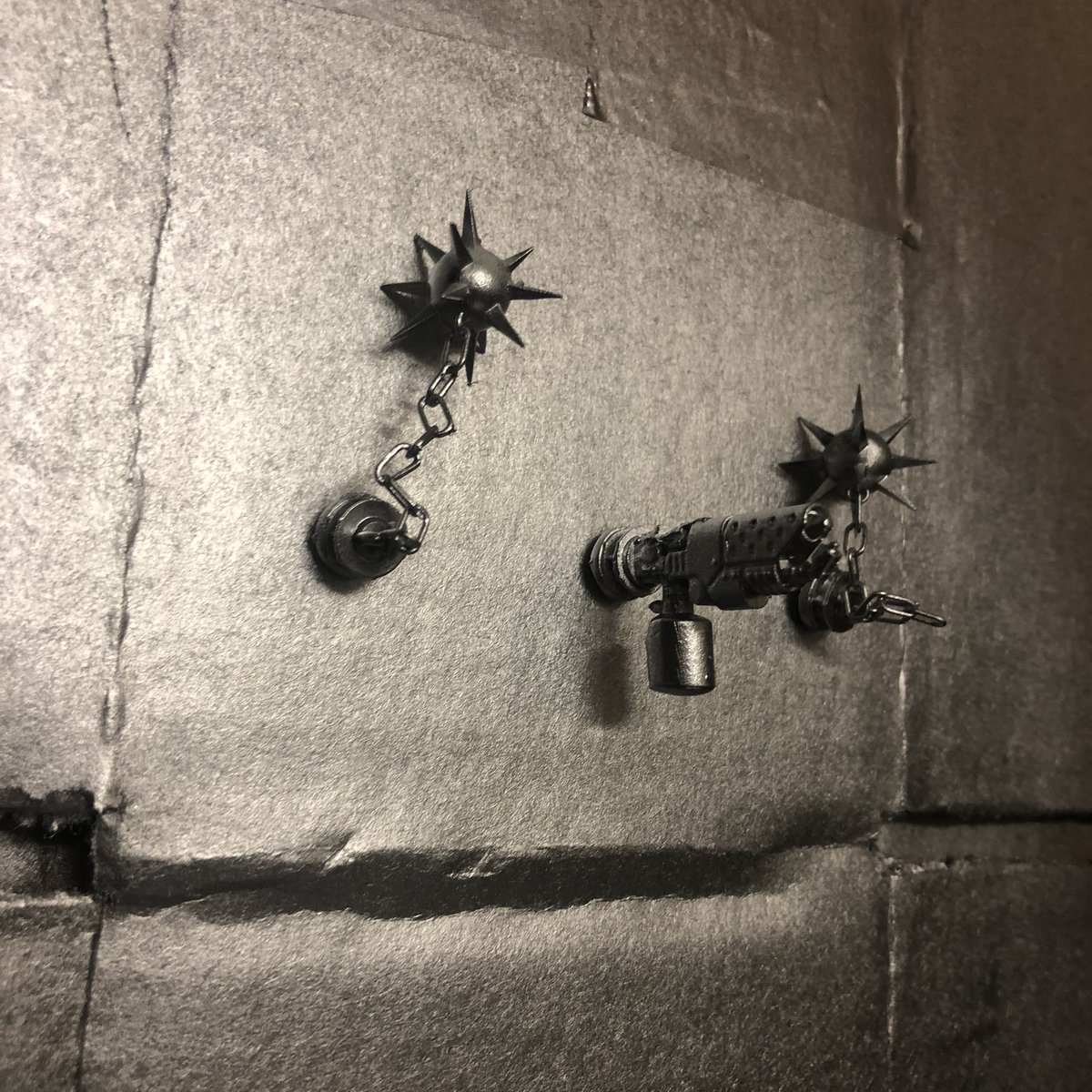 IsomorphicPrime's tweet photo. Painting up some weapons for my BATs 
#3dprint #3Dprinting #GIJoe #classified https://t.co/EbSSRQEWOv