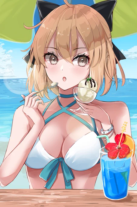 水着沖田さん#FGO 