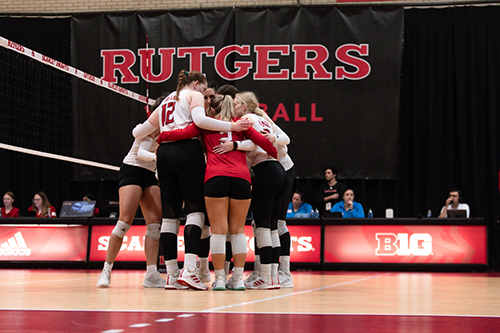 FINAL | Ohio State 3, Rutgers 1 🏐 Alissa Kinkela collects 14 kills & 9 digs 🏐 Kristina Grkovic joins all-time top 10 in career blocks 🏐 Madyson Chitty cracks rally-era top 10 in career aces #GoRU ⚔️