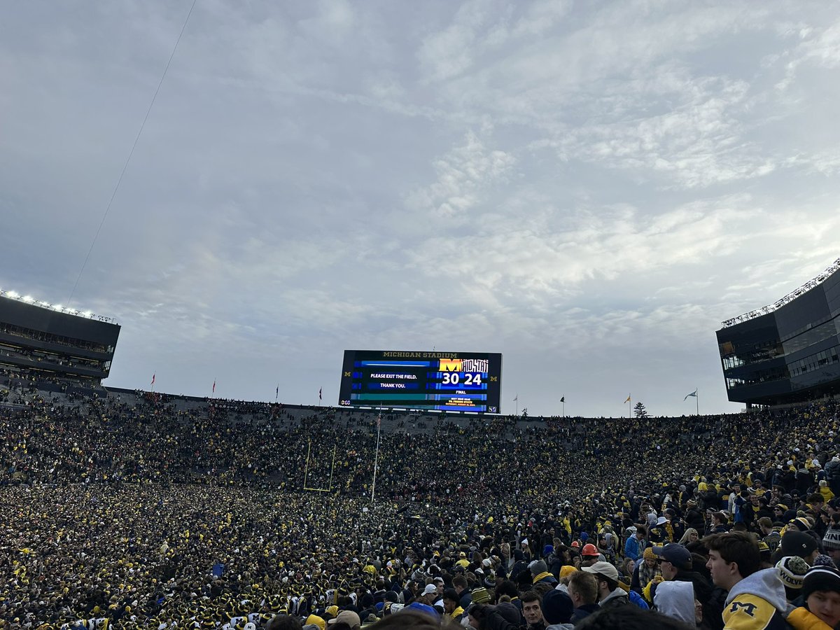 Not a bad way to spend a free weekend in Ann Arbor #GoBlue