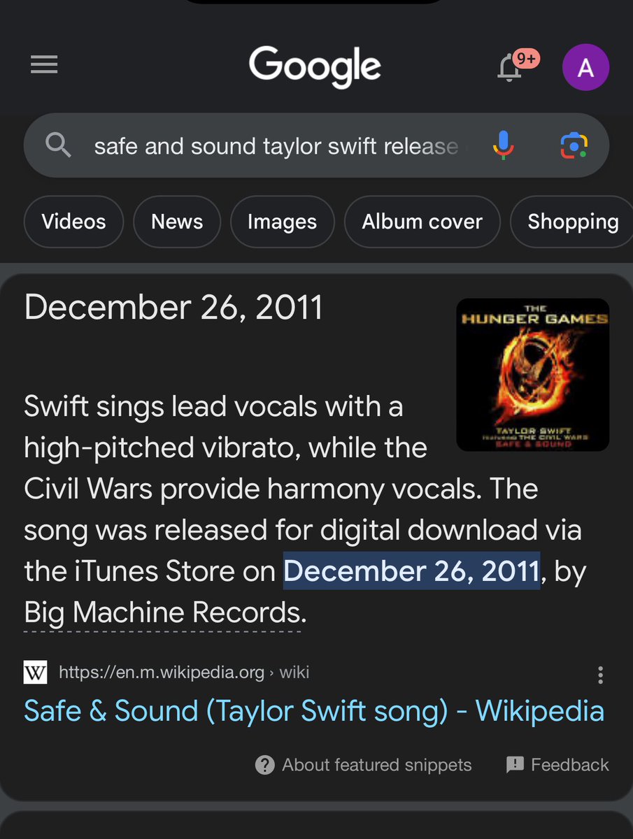 Safe & Sound (Taylor Swift song) - Wikipedia