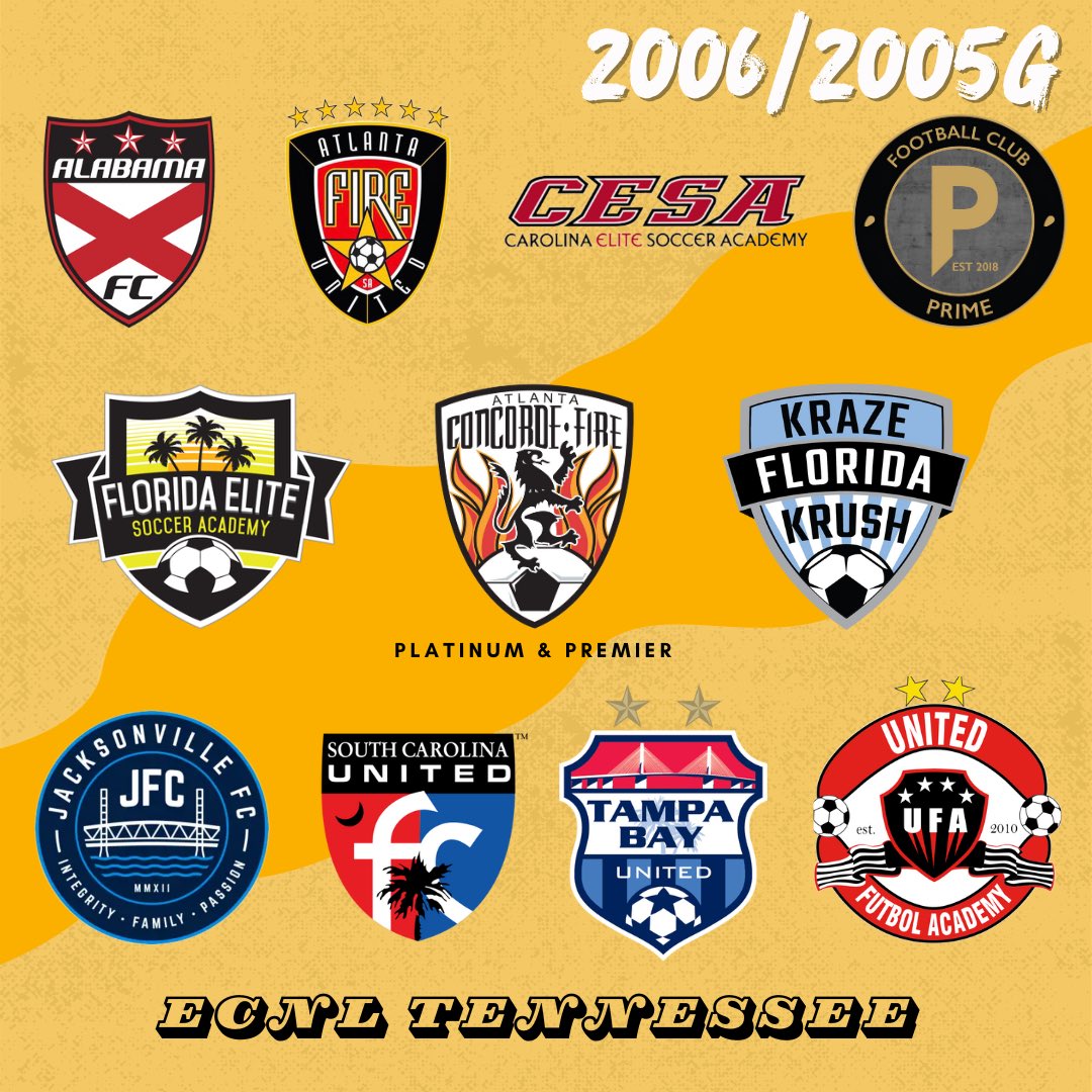 ECNL Southeast Girls (@ecnlsoutheast) on Twitter photo The ECNL Tennessee event is right around the corner! 32 two teams from the SEC will be in attendance. Feel free to leave your schedule below!
<a href="/AFU_2008_ECNL/">Atlanta Fire United 08G ECNL</a> <a href="/ConcordeFire08G/">Concorde Fire 08G ECNL Platinum</a> <a href="/UFA08G_ECNL/">UFA 08 Girls ECNL Team</a> <a href="/AFU_2007_ECNL/">AFU 2008/2007 Girls ECNL</a> <a href="/ConcordePremier/">Concorde Fire ECNL 07 Premier</a> <a href="/Concorde07G/">Concorde Fire Platinum ECNL 06/07</a> <a href="/JFC2007ECNL/">JFC2007ECNL</a> <a href="/CF06PremierECNL/">Concorde Fire 06/07 Premier ECNL</a> <a href="/ConcordeFire06G/">Concorde Fire 06G ECNL Platinum</a> The ECNL Tennessee event is right around the corner! 32 two teams from the SEC will be in attendance. Feel free to leave your schedule below!
<a href="/AFU_2008_ECNL/">Atlanta Fire United 08G ECNL</a> <a href="/ConcordeFire08G/">Concorde Fire 08G ECNL Platinum</a> <a href="/UFA08G_ECNL/">UFA 08 Girls ECNL Team</a> <a href="/AFU_2007_ECNL/">AFU 2008/2007 Girls ECNL</a> <a href="/ConcordePremier/">Concorde Fire ECNL 07 Premier</a> <a href="/Concorde07G/">Concorde Fire Platinum ECNL 06/07</a> <a href="/JFC2007ECNL/">JFC2007ECNL</a> <a href="/CF06PremierECNL/">Concorde Fire 06/07 Premier ECNL</a> <a href="/ConcordeFire06G/">Concorde Fire 06G ECNL Platinum</a>