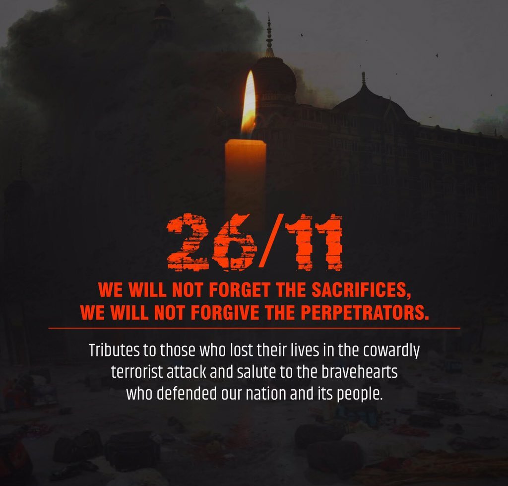 sumitkumar1200's tweet photo. Never Forget 
Never Forgive 
#MumbaiTerrorAttack https://t.co/n9BxLQz2Lw