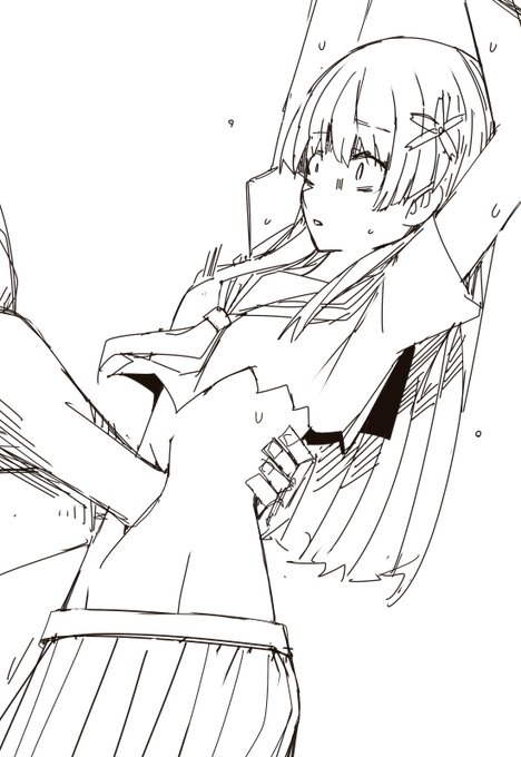 昨日かいてた落書き 考えてみたら前に全く同じの描いてるわ 