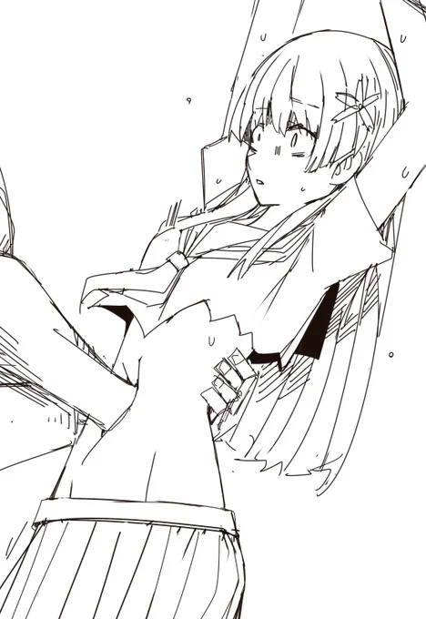 昨日かいてた落書き 考えてみたら前に全く同じの描いてるわ