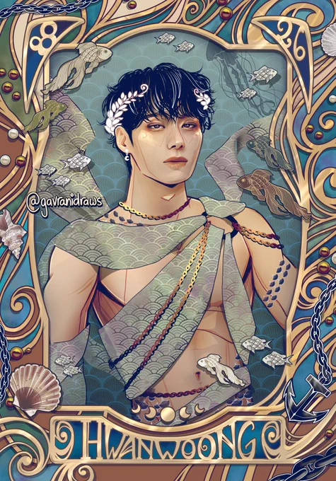 mermaid prince #환웅 #HWANWOONG #ONEUS #원어스 #ONEUSfanart  #La_Dolce_Vita #Baila_Conmigo