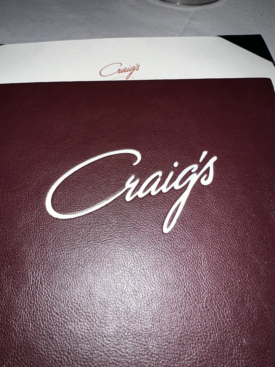Birthday meal <a href="/craigsla/">Craig's Restaurant</a>